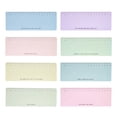 thumbnail image 1 of Tira de lectura destacada Lectura de PVC con marcapáginas Guía de regla de superposición Escala de colores Graduada para niños 8pcs Kearding EL007521-00, 1 of 5