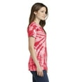 thumbnail image 2 of Port & Company LPC147V Ladies Tie-Dye V-Neck Tee, 2 of 3