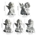 thumbnail image 2 of Matsuzay Desktop Acrylic Statue Decoration Craft Sculpture European Supply Style Figure Ornament Gift Decorative for Living Room Decoración del hogar Numero 5 Matsuzay HA043476-05, 2 of 6