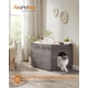 thumbnail image 2 of Arenero para Gatos, Caja de Arena, Bandeja Lavable Extraíble, Casa para Gatos, Mesa Auxiliar, 2 of 7