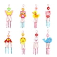 thumbnail image 1 of Campanillas De Viento Diy Para Niños De 8 Uds., Campanillas De Viento De Dibujos Animados Colgantes Diy Creativas Para Niños, Juegos Artesanales Para Jardín, Accesorios De Fiesta En Casa Methold BA001076-00, 1 of 6