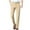 Khaki, variant on YYDGH Men's Golf Pants Classic Fit Flat Front Work Dress Pants Stretch Casual Trousers Lightweight Pants with Pockets