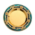 thumbnail image 1 of Bandeja decorativa retro para servir, lujosa bandeja de hierro para regalo de boda, bandeja vintage para collares, bandeja de almacenamiento redonda, 1 of 8