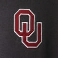 thumbnail image 4 of Men's Colosseum Charcoal Oklahoma Sooners Tortugas Logo Quarter-Zip Jacket, 4 of 4