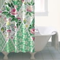 thumbnail image 4 of Pioneer Flower Floral Print Pattern Shower Curtain 36"x72" ,Bathroom Decorative Shower Curtains Set with 12 Hooks,Modern Waterproof Washable Shower Curtain, 4 of 6
