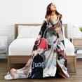 thumbnail image 6 of Jungkook Blanket Soft and Warm Lightweight Fluffy Throws Blankets Rug Carpet Gift for Beach Yoga Bedroom Living Room Decoration Sofa Camping Trip Dorm Decor All Season, 6 of 6