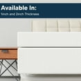 thumbnail image 6 of Continental Sleep, 2" Medium Firm Mattress Toppers with Breathable Cover CertiPUR-US, Twin, White, 6 of 7