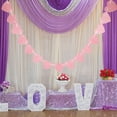 thumbnail image 3 of 3 Meters Sparkling Glitter Paper Heart-shaped Banner String Paper Garland Hanging Bunting Banner Decoration for Wedding, 3 of 8