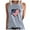 DT-Gray, variant on DailyTrove Women's Broken American Flag Heart Tank Top - Polyester Patriotic & Edgy Wear, Stylish for Gatherings
