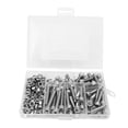 thumbnail image 1 of Socket  Screw Nut Set, 304 Stainless Steel High Strength Hex Socket Screws Nuts Kit  For Precise Machinery, 1 of 8