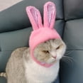 thumbnail image 4 of Cartoon Cat Hat with Sparkling Bunny Ears - Extra Soft Washable - Cosplay Pet Headgear - Photography Prop for Party, 4 of 8