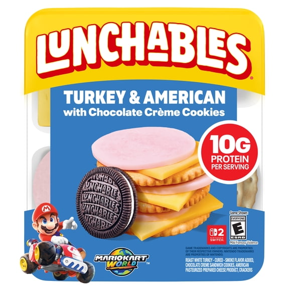 Lunchables Turkey & American with Chocolate Creme Cookies, 3.2 oz Pack
