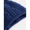 thumbnail image 4 of Wonder Nation Baby Boys or Girls Pom Pom Beanie and Mittens Set, 2 Piece, One Size, 4 of 4