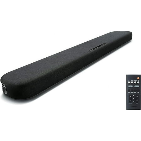 Restored Yamaha Audio SR-B20A Sound Bar with Built-in Subwoofers and Bluetooth - Black
