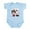 Sky Blue, variant on CafePress - Cute Kawaii Cat Body Suit - Baby Light Bodysuit, Size Newborn - 24 Months