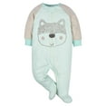 thumbnail image 2 of Gerber Baby Boy Sleep 'n Play Footed Pajamas, 4-Pack, 2 of 9