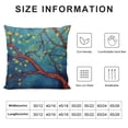 thumbnail image 5 of GOSMITH Oil Painting Black Large Tree and Flower Birds  Throw Pillow Case Cushion Cover Home Sofa Decorative, 5 of 5
