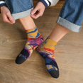 thumbnail image 3 of Naloa Colorful Gecko Jungle Art Ankle Socks for Women Non Slip Socks No Show Socks Classic Low Cut Casual Socks Casual Socks, 3 of 7