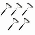 thumbnail image 1 of Stainless Steel BBQ Grill Brush with Wire Shavings for Outdoor Cleaning Tools Household Gadgets, 1 of 5