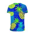 thumbnail image 4 of PVCS Womens Tops Women's Fashion Summer V-Neck Short Sleeve Printed Casual T-Shirt Blouse Tops, 4 of 5