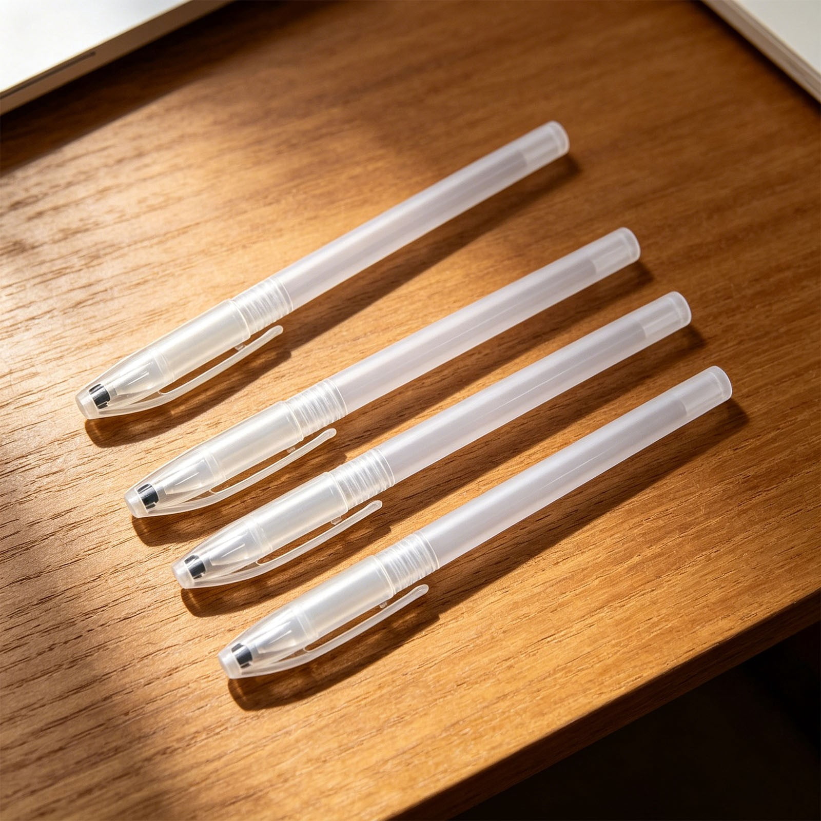 50 Pcs Empty Pen Shell Ballpoint Pen Cover Gel Pen Shell for Office Stationery Supplies, Fit for 13 cm Refills Standard 0.5mm Gel Pen