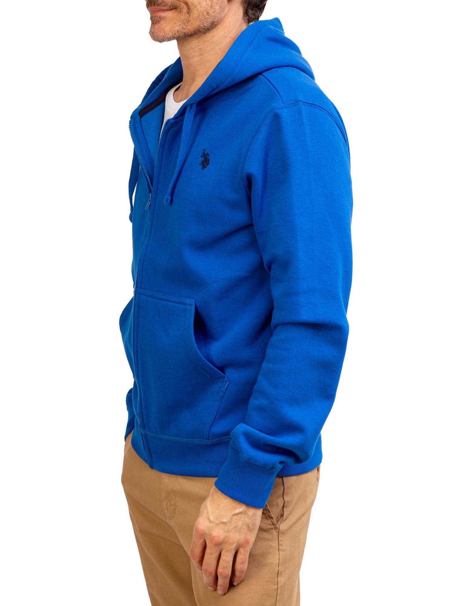 U.S. Polo Assn. Men's Fleece Full Zip Fleece Hoodie