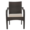 thumbnail image 3 of Carol 5 Piece Outdoor Dining Set, Multibrown, Beige, 3 of 6