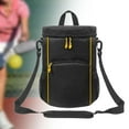 thumbnail image 1 of Colaxi Sac de Transport pour Balles de Tennis Fermeture Éclair Bidirectionnelle Bandoulière Amovible Réglable Sac de Rangement pour Balles de Pickleball Tennis de Table, 1 of 8