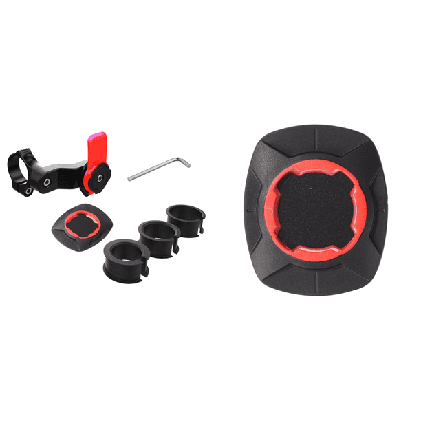 Soporte Móvil Bicicleta Antideslizante para Moto Bicicleta Scooter Rojo