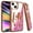 Love ROSE GOLD, variant on GSA Liquid Glitter Image Love Case for iPhone 13 (6.1") - Rose Gold