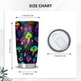 thumbnail image 5 of Waldeal Mushrooms Tumbler, Mushrooms Gifts - Christmas/Birthday Gift for Friends - 20 oz Stainless Steel Vacuum Insulated Travel Cup Coffee Mug, 5 of 7