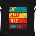 thumbnail image 4 of Inktastic Cyclist Biking Eat Sleep Bike Repeat Boys or Girls Toddler T-Shirt, 4 of 5