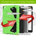 thumbnail image 2 of Dteck iPad 6th Generation Case for Kids,iPad 5th Generation Case,iPad Pro 9.7 Inch Case,iPad Air 2 Case,Heavy Duty Shockproof iPad 9.7-Inch Case with Kickstand Screen Protector 2018/2017,Green + Black, 2 of 7