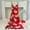 Red, variant on QUINDOS Silk Pajamas for Women Satin Plus Size Nightgowns for Women Sleeveless High Fork Suspenders Casual Sling Floral Sleepwear Night Dress
