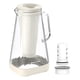 thumbnail image 1 of GLACIER FRESH Jarra de agua de vidrio para grifo y agua potable con membrana y filtro activado, reduce el sabor a cloro y plomo, materiales de grado alimenticio y sin BPA, 10 tazas, color blanco, 1 of 5