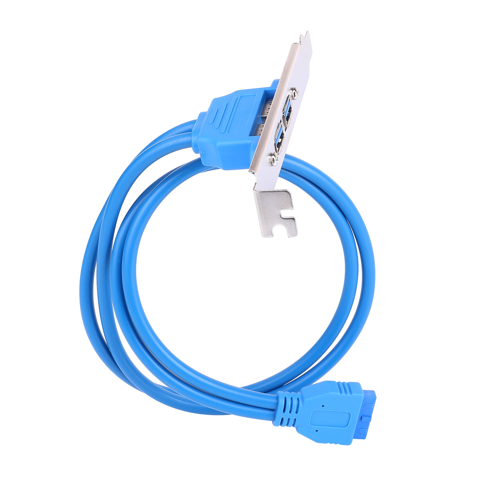 Dual USB 3.0 Type A to 20 Pin Header Cable Super Speed 5Gbp/s Data Sygn Trans... 