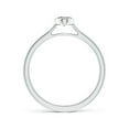 thumbnail image 2 of ANGARA Natural 0.43 Ct. Diamond Classic Engagement Ring in 14K White Gold for Women (Ring Size: 12), 2 of 8