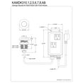 thumbnail image 2 of Kingston Brass KAMDK315 Trimscape Dual Outlet Garbage Disposal Air Switch Kit, Oil Rubbed Bronze, 2 of 4