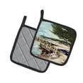 thumbnail image 2 of Carolines Treasures JMK1273PTHD At the Pier Sailboats Pair of Pot Holders , 7.5HX7.5W, multicolor, 2 of 3