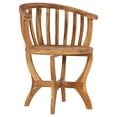 thumbnail image 3 of vidaXL 3 Piece Patio Bistro Set Solid Teak Wood, 3 of 7