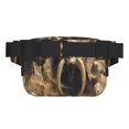 thumbnail image 3 of Kdxio Ancient Skull Cave Landscape Crossbody Double Layer Waist Bag Belt Bag for Unisex Fanny Pack Fashion Waist Packs for Hiking Running Shopping Traveling, 3 of 9