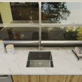 thumbnail image 3 of DAX Handmade Single Bowl Undermount Kitchen Sink - 19 x 18 - 16G - Stainless Steel, Accessories Included, 3 of 7