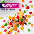 thumbnail image 2 of Assorted Fruit Hard Candy, 90 Pcs Individually Wrapped Fruit Drops – Bulk 16 oz Bag – Classic Hard Boiled Sweets for Office Candy Dish, Party Favors, Reception & Holiday Gifts, 2 of 8