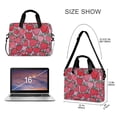 thumbnail image 3 of FORMRS 16" Laptop Bag Carrying Sleeve Case with Handle Travel Shoulder Briefcase, Sweet Strawberry, 3 of 8