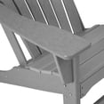thumbnail image 4 of Edyo Living HDPE Plastic Durable Outdoor Patio Lawn Adirondack Chair, Gray, 4 of 5
