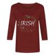 thumbnail image 2 of TaTaai Ladies St. Patrick's Day Theme Print 3/4 Sleeve Casual Tops Round Neck Loose Comfy Fashion Blouses Stretchy Breathable Daily Holiday Outfits Gift, 2 of 4