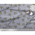 thumbnail image 3 of Soimoi Moss Georgette Fabric Circle,Dot & Prawns Ocean Print Fabric by The Yard 42 Inch Wide, 3 of 3