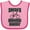 Pink and Fuchsia, variant on Inktastic Daddys Biking Buddy Boys or Girls Baby Bib