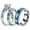 Blue, variant on Couple Rings His Her Wedding Ring Sets Matching Rings White Gold Plated Purple CZ Ring Titanium Men Ring