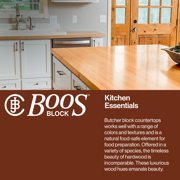 John Boos Butcher Block Kitchen Countertop, 24 x 25 x 1 1/2, Cherry